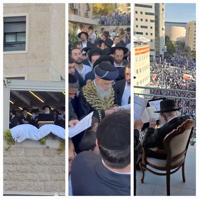 גדולי הרבנים בעצרת בירושלים