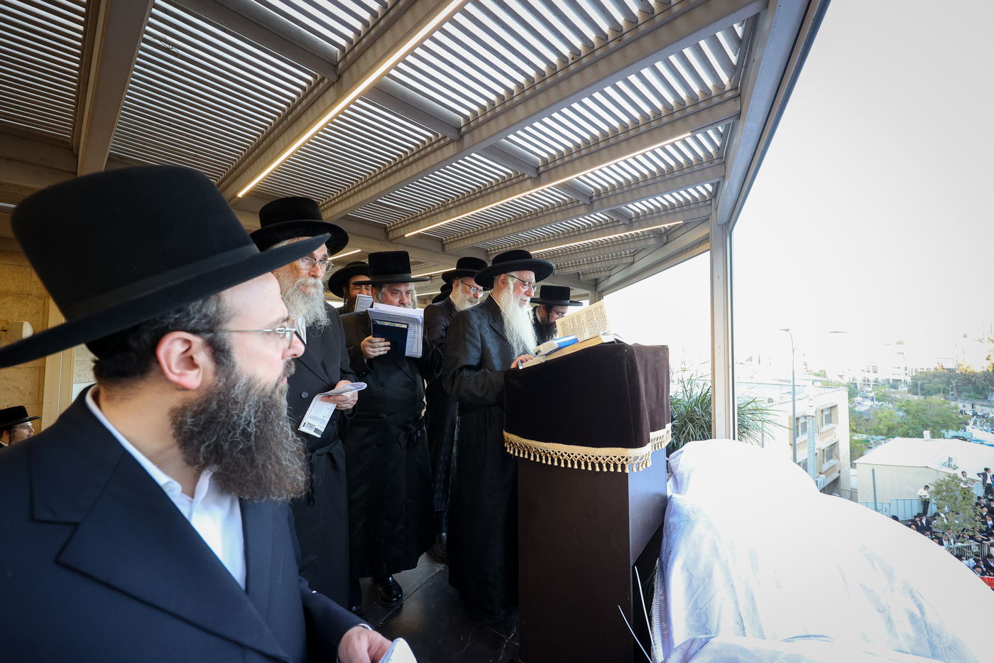 האדמו"ר מצאנז בעצרת המיליון - ירושלים תשפ"ו