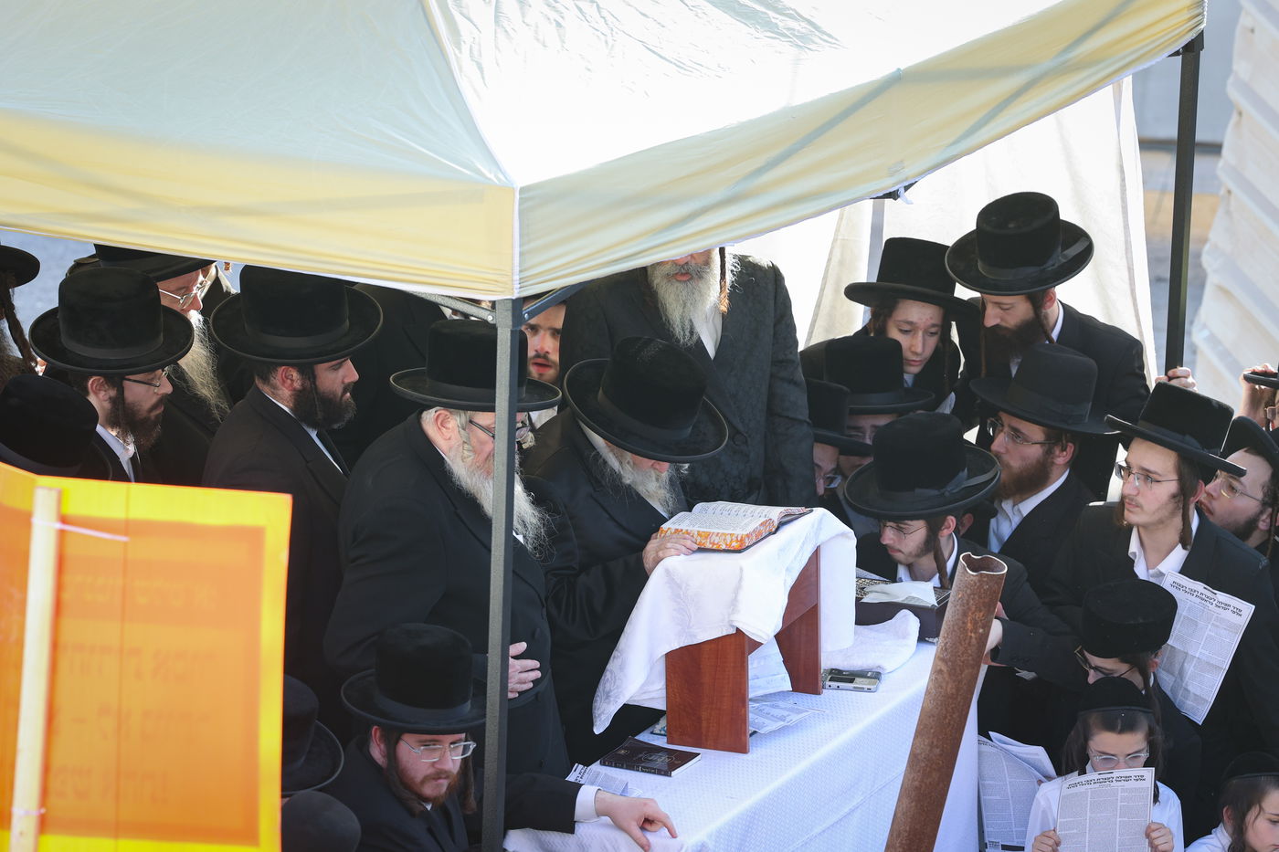 האדמו"ר מטשערנוביל בעצרת המיליון - ירושלים תשפ"ו