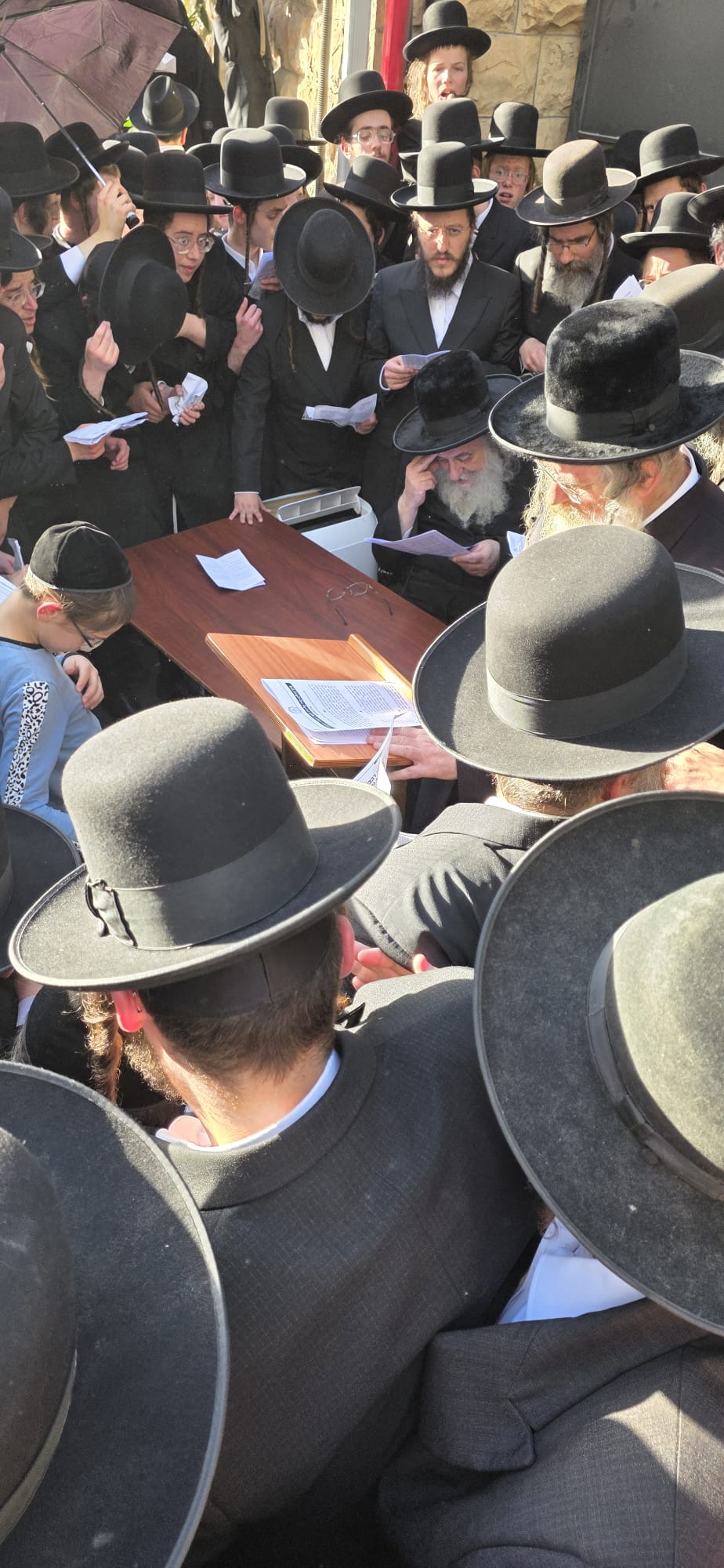 הגר"ש אלתר בעצרת המיליון