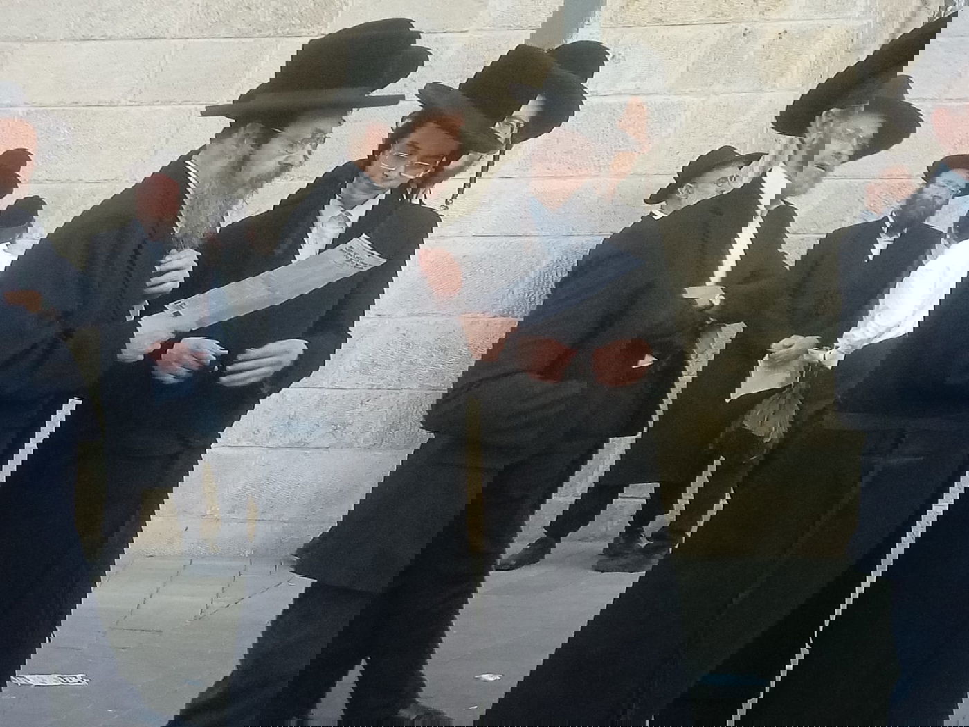 הגה"צ רבי שמואל דוד גולדמן, אב"ד זוועהיל בעצרת המיליון - תשפ"ו