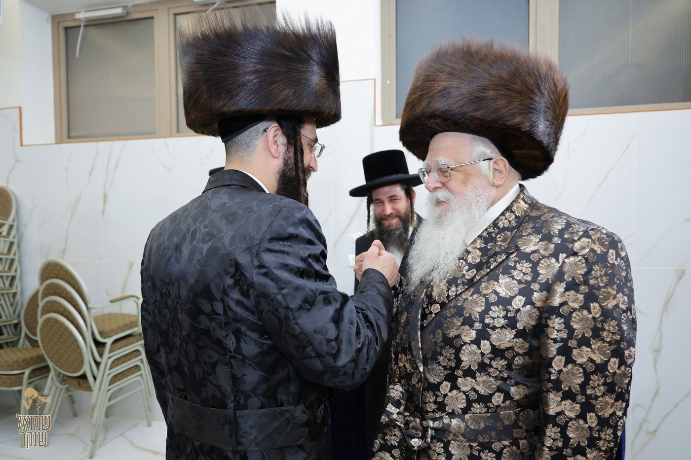 שמחת בר המצווה לנין האדמו"ר מנאראל, ונכד האדמו"ר משאץ ויז'ניץ