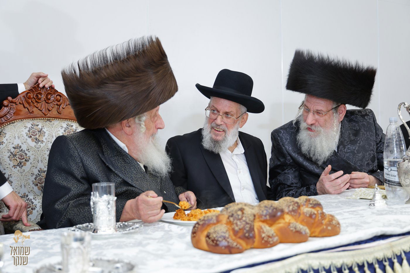 שמחת בר המצווה לנין האדמו"ר מנאראל, ונכד האדמו"ר משאץ ויז'ניץ