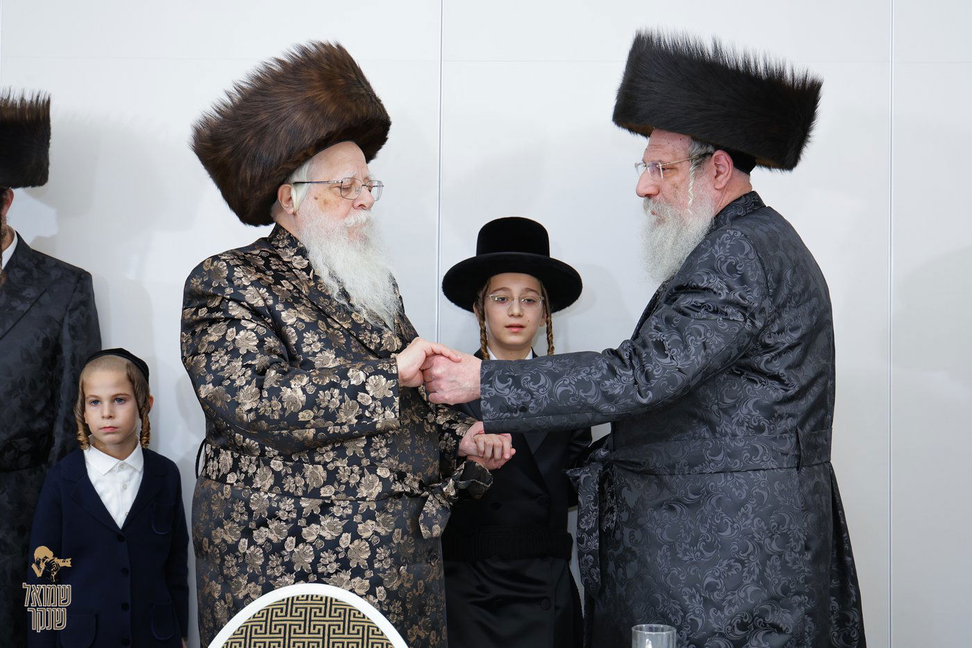 שמחת בר המצווה לנין האדמו"ר מנאראל, ונכד האדמו"ר משאץ ויז'ניץ