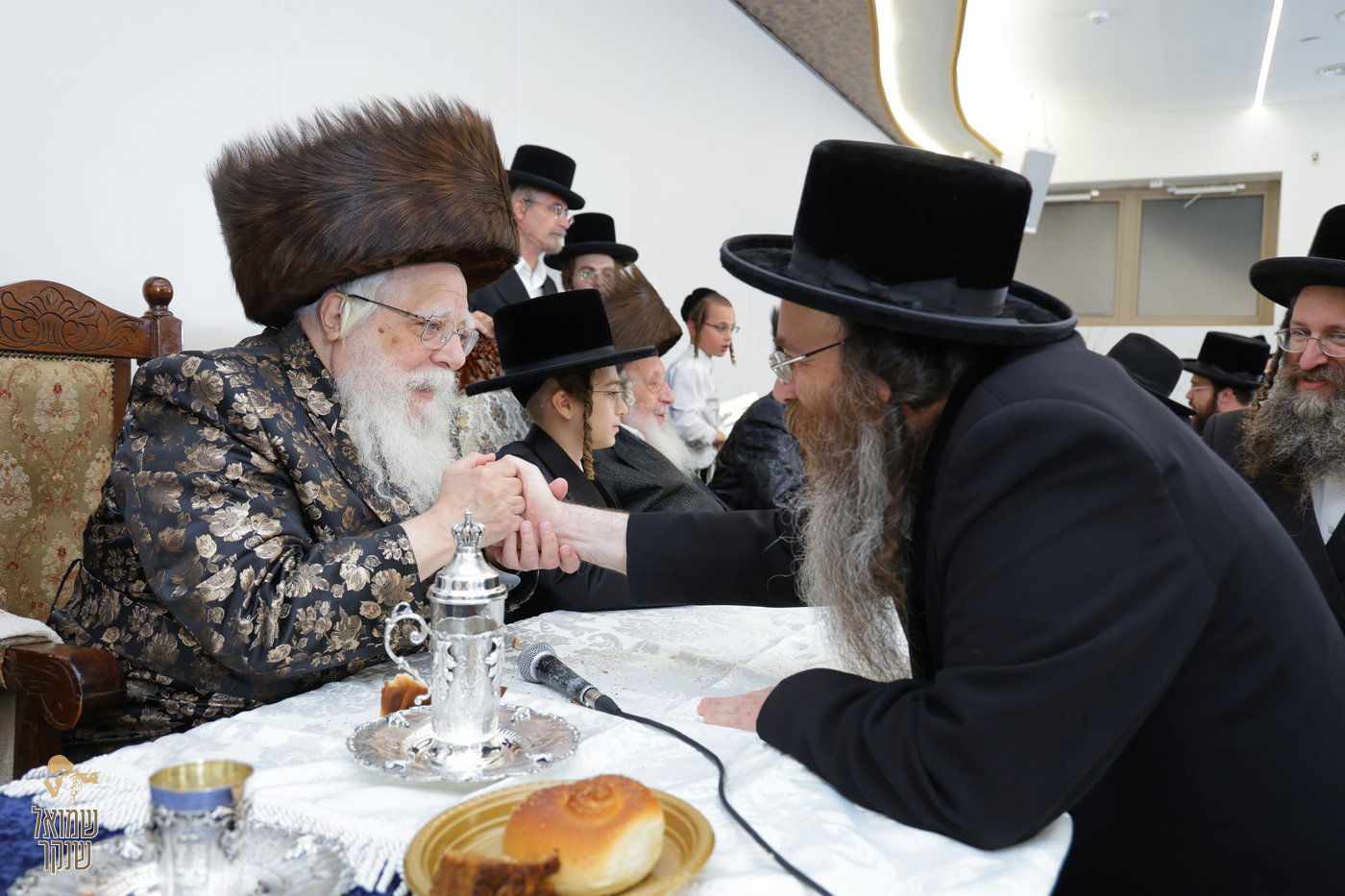 שמחת בר המצווה לנין האדמו"ר מנאראל, ונכד האדמו"ר משאץ ויז'ניץ