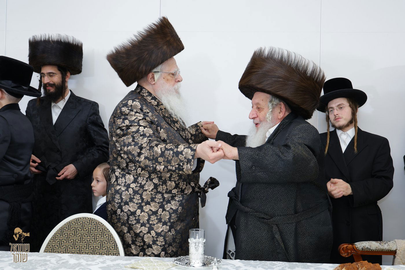 שמחת בר המצווה לנין האדמו"ר מנאראל, ונכד האדמו"ר משאץ ויז'ניץ