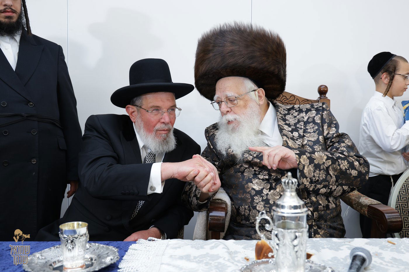 שמחת בר המצווה לנין האדמו"ר מנאראל, ונכד האדמו"ר משאץ ויז'ניץ