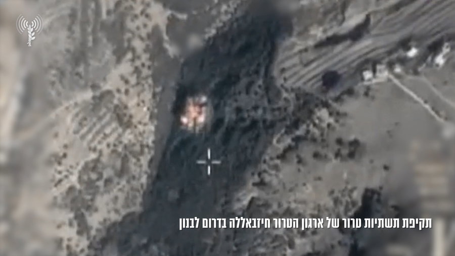 תיעוד מהתקיפות בלבנון