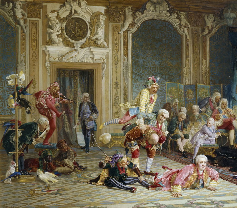 מימין -יאן ד'אקוסטה  טורף את הבמה אצל הקיסרית החולה