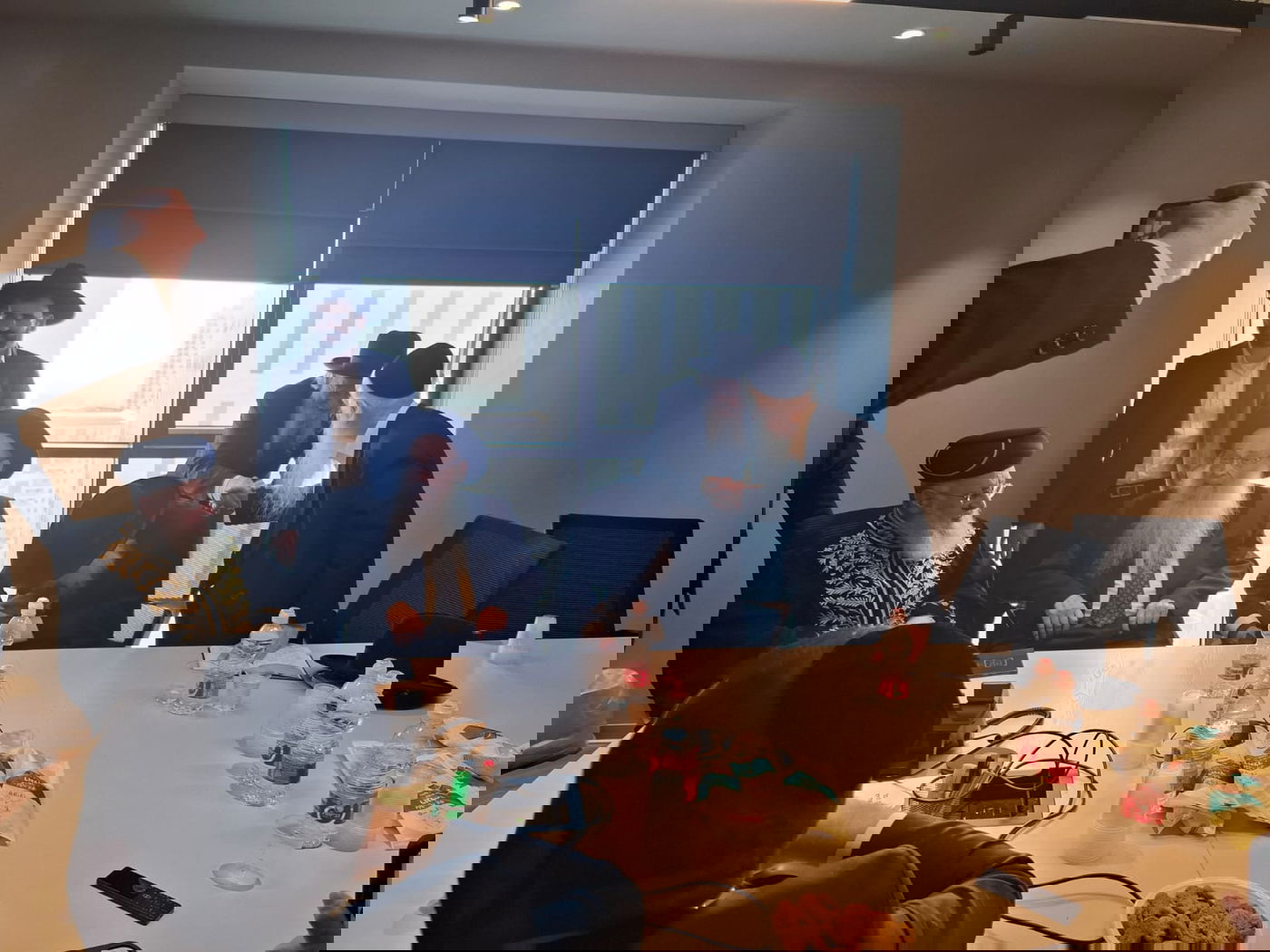 חברי מועצת חכמי התורה לפני העצרת