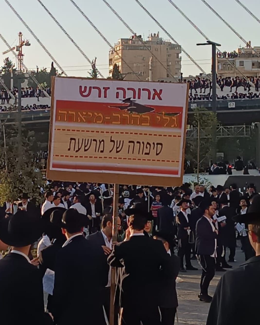 שלטים נגד היועמ"שית