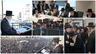 אדמו"רים ורבנים בעצרת המיליון