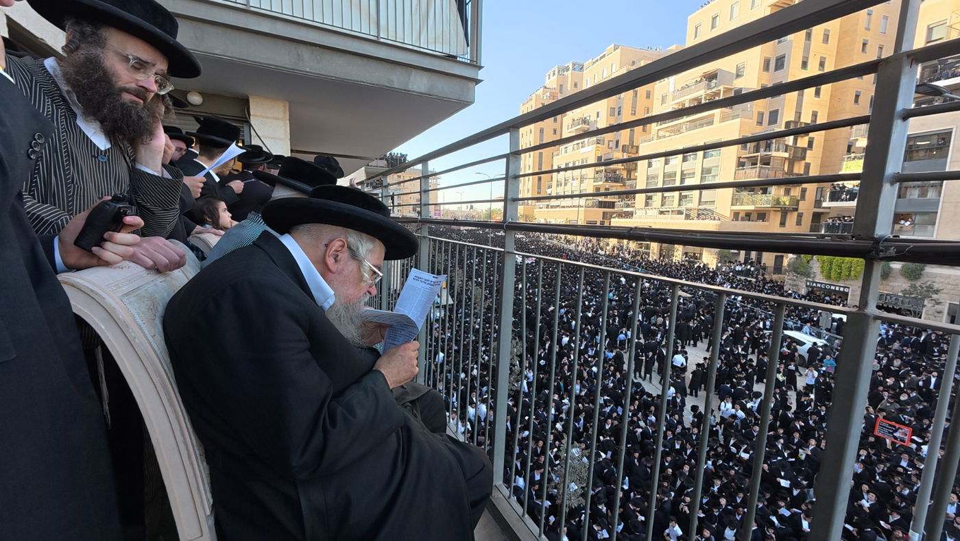 הגאון רבי יהודה פישר בעצרת המיליון - חשון תשפ"ו