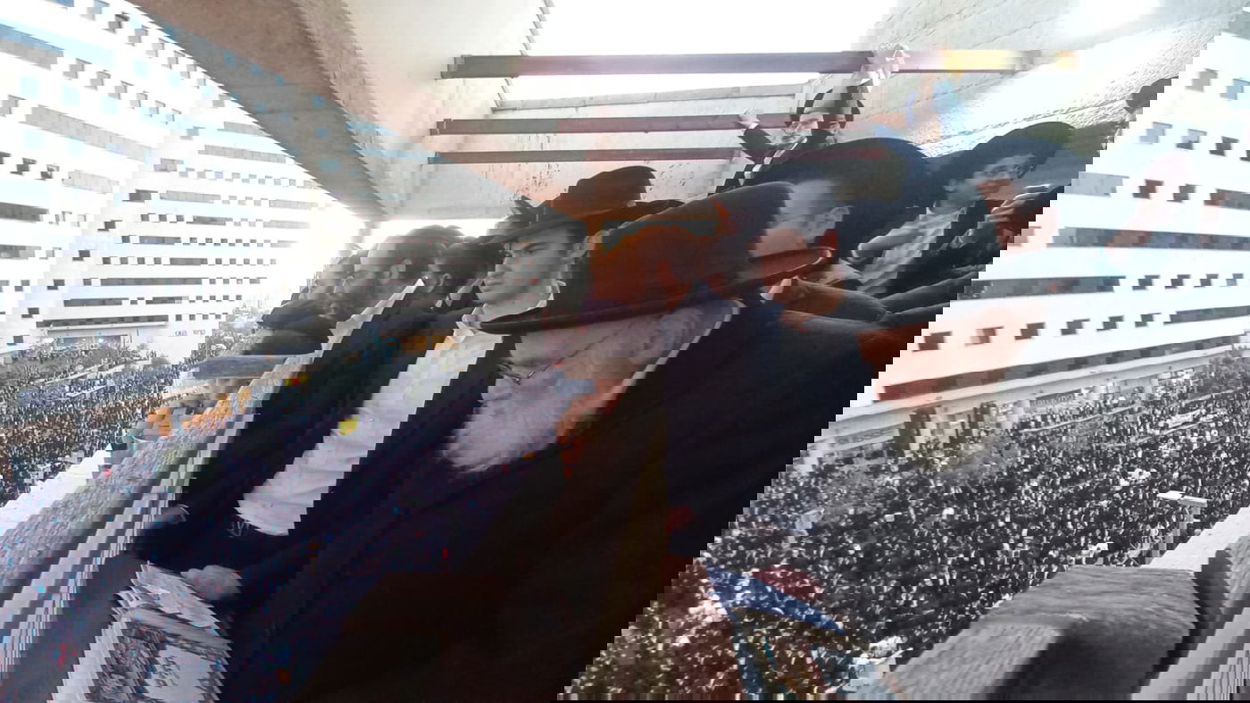 ראש ישיבת 'קול תורה' בעצרת המיליון