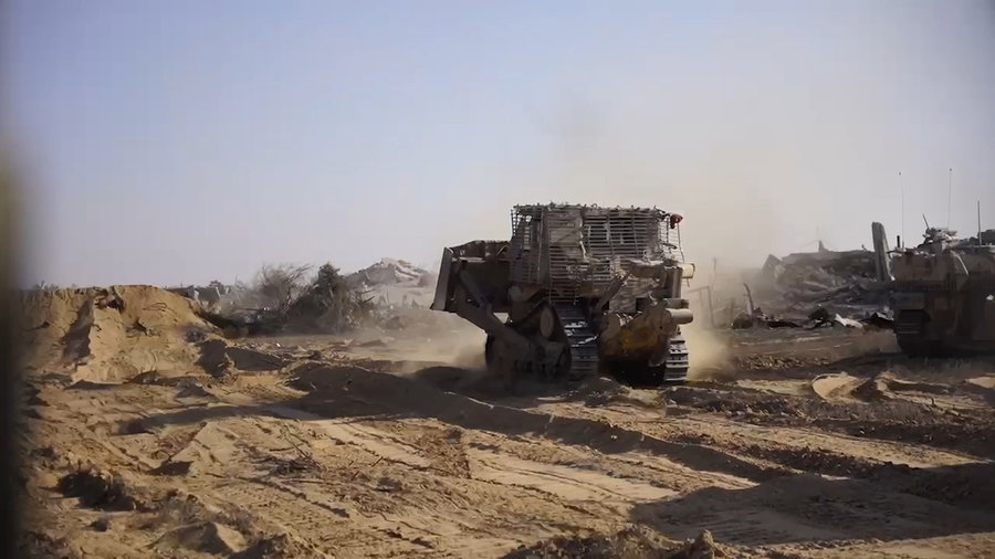  תיעוד מפעילות כוחות צוות הקרב של חטיבת הנח״ל במרחב הקו הצהוב