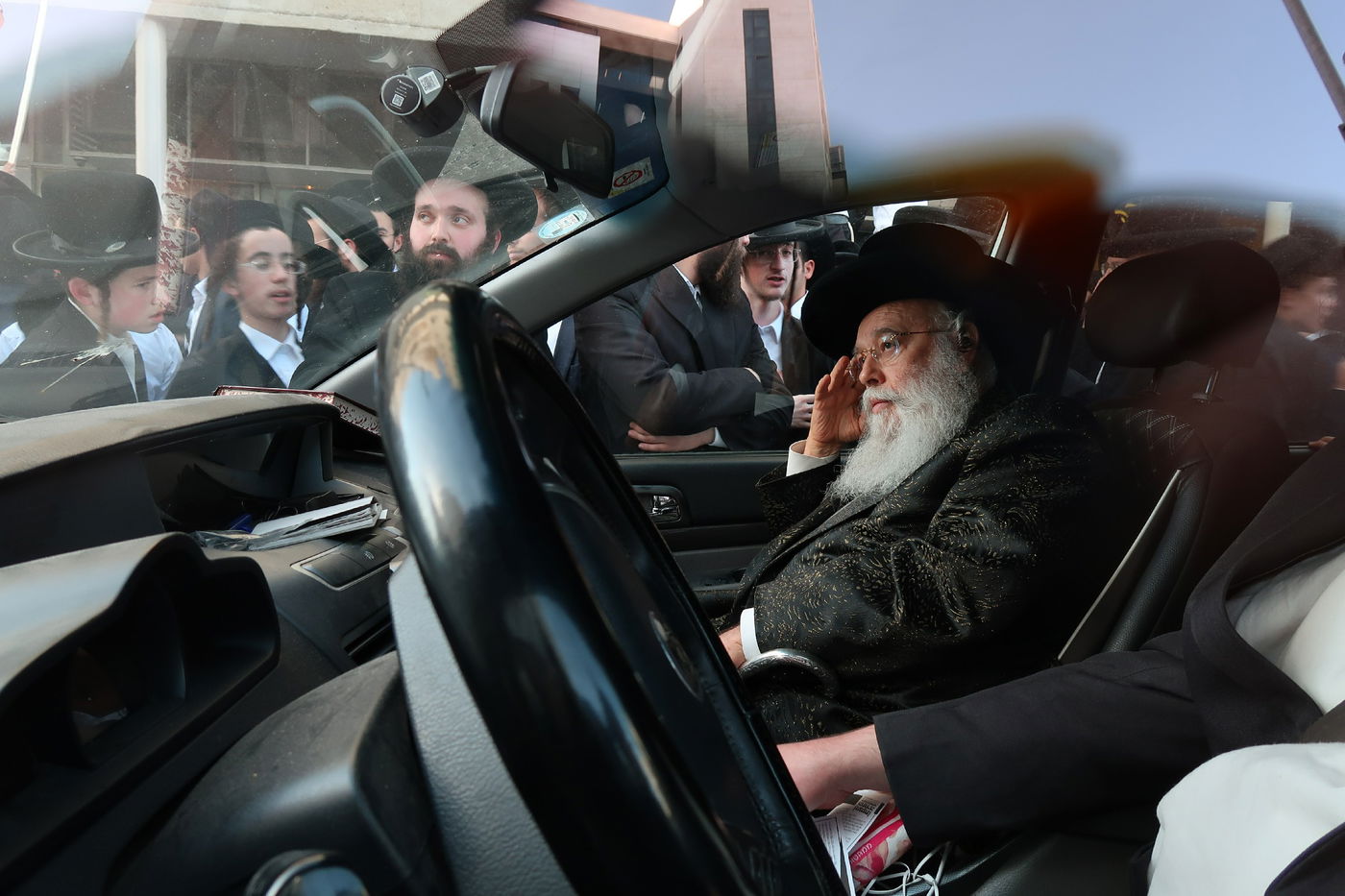 האדמו"ר ממישקולץ בעצרת המיליון