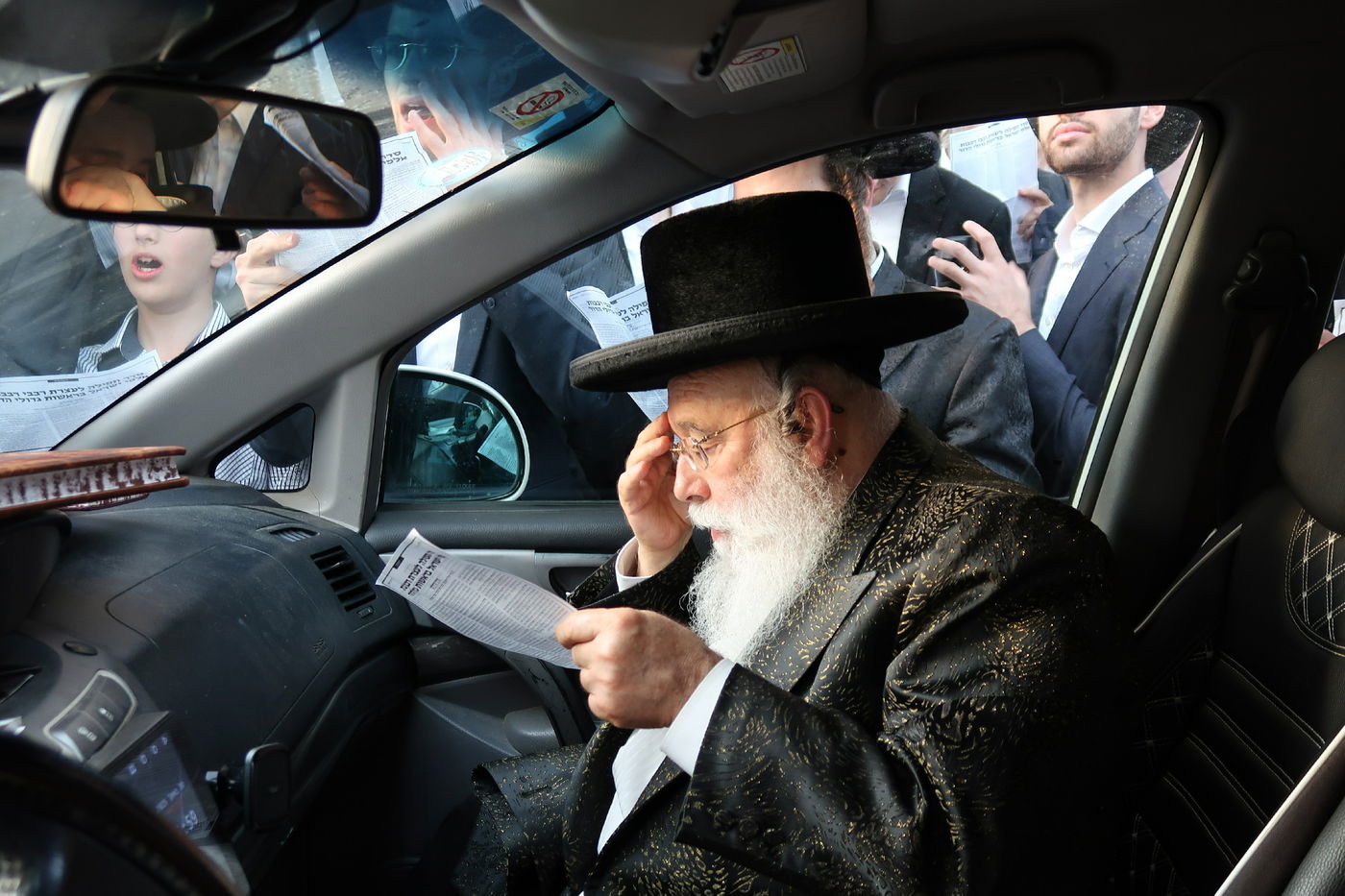 האדמו"ר ממישקולץ בעצרת המיליון