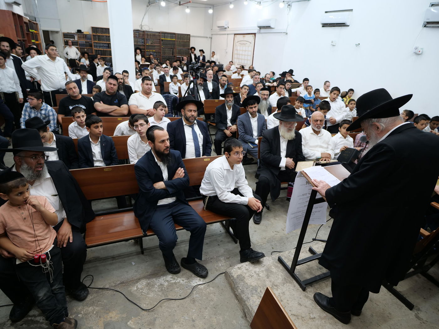 עצרת הספד על הילד אריה לוי ז"ל 