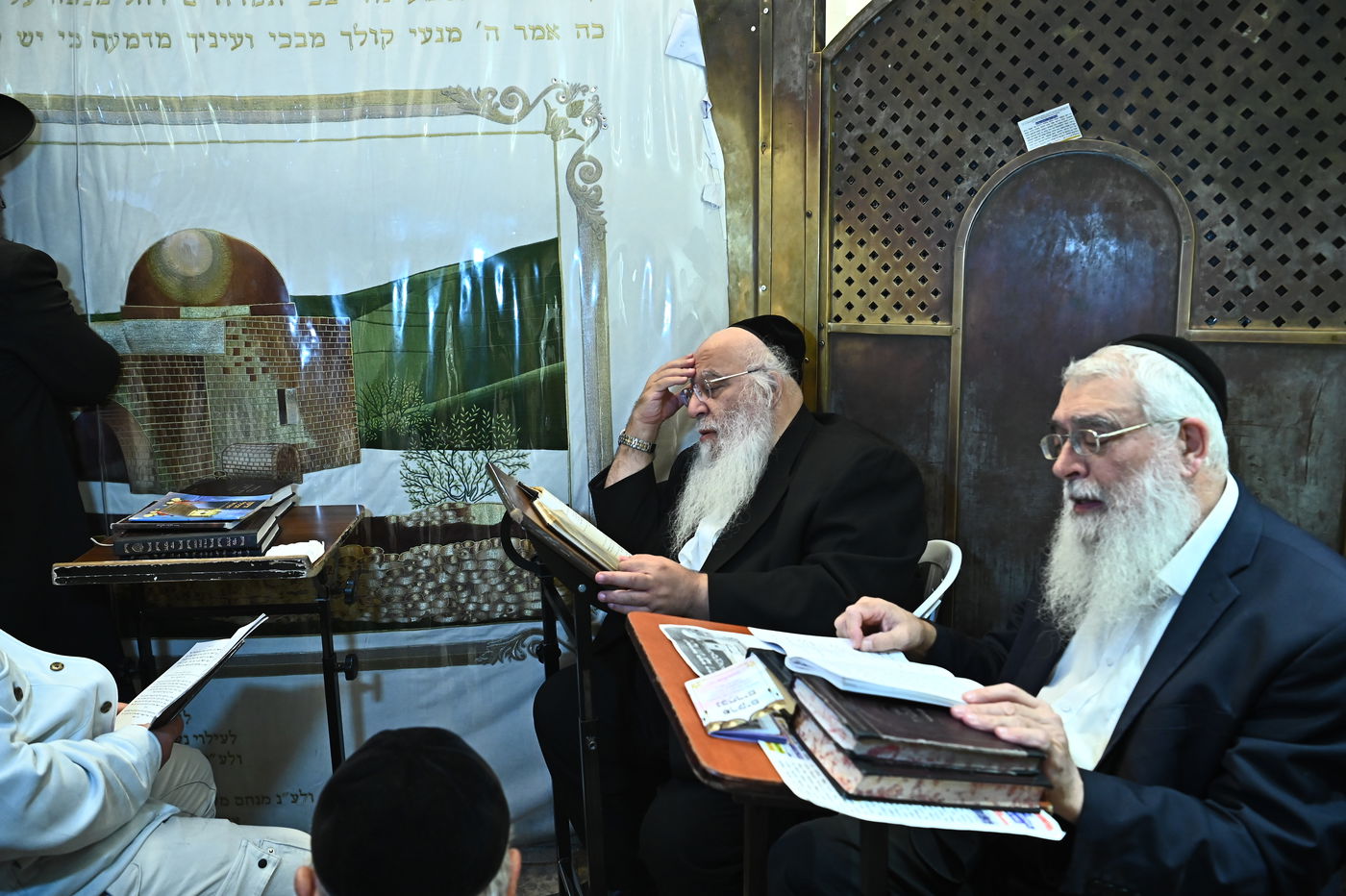 המקובל הגאון הרב בניהו שמואלי בקבר רחל