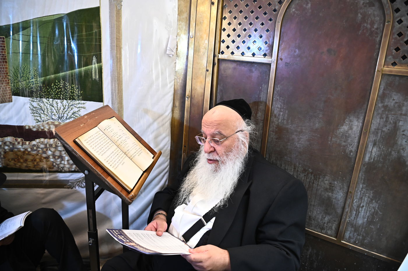 המקובל הגאון הרב בניהו שמואלי בקבר רחל