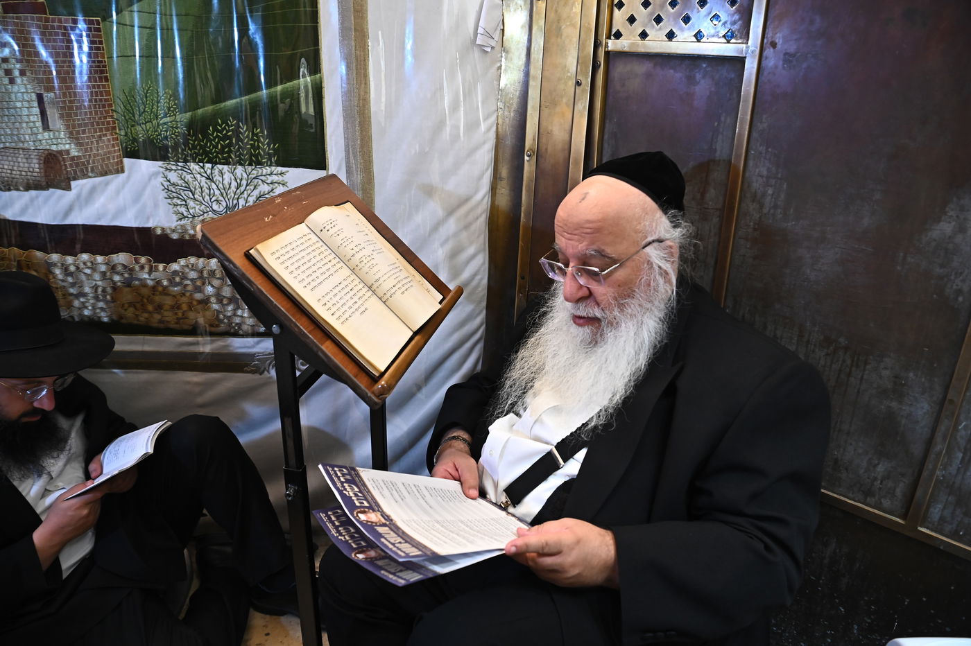 המקובל הגאון הרב בניהו שמואלי בקבר רחל