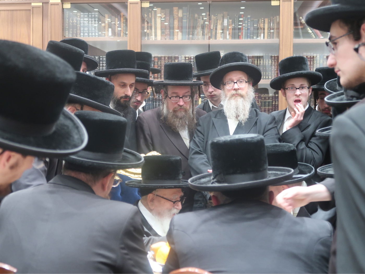 האדמו"ר מסקווירא מב"פ בביקור אצל האדמו"ר מסקווירא