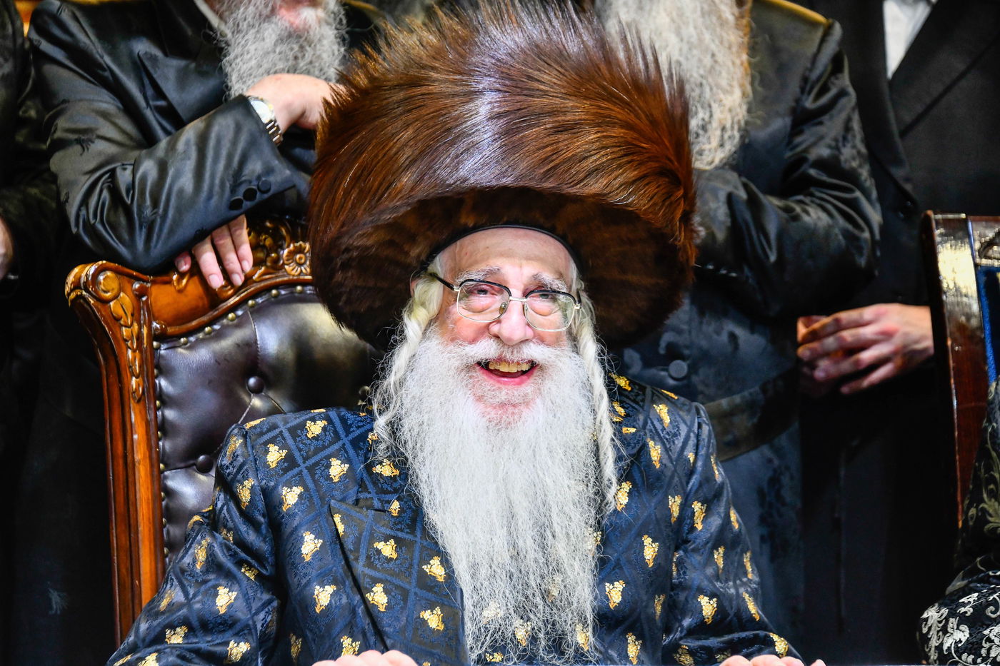 האדמו"ר מצאנז בשמחה