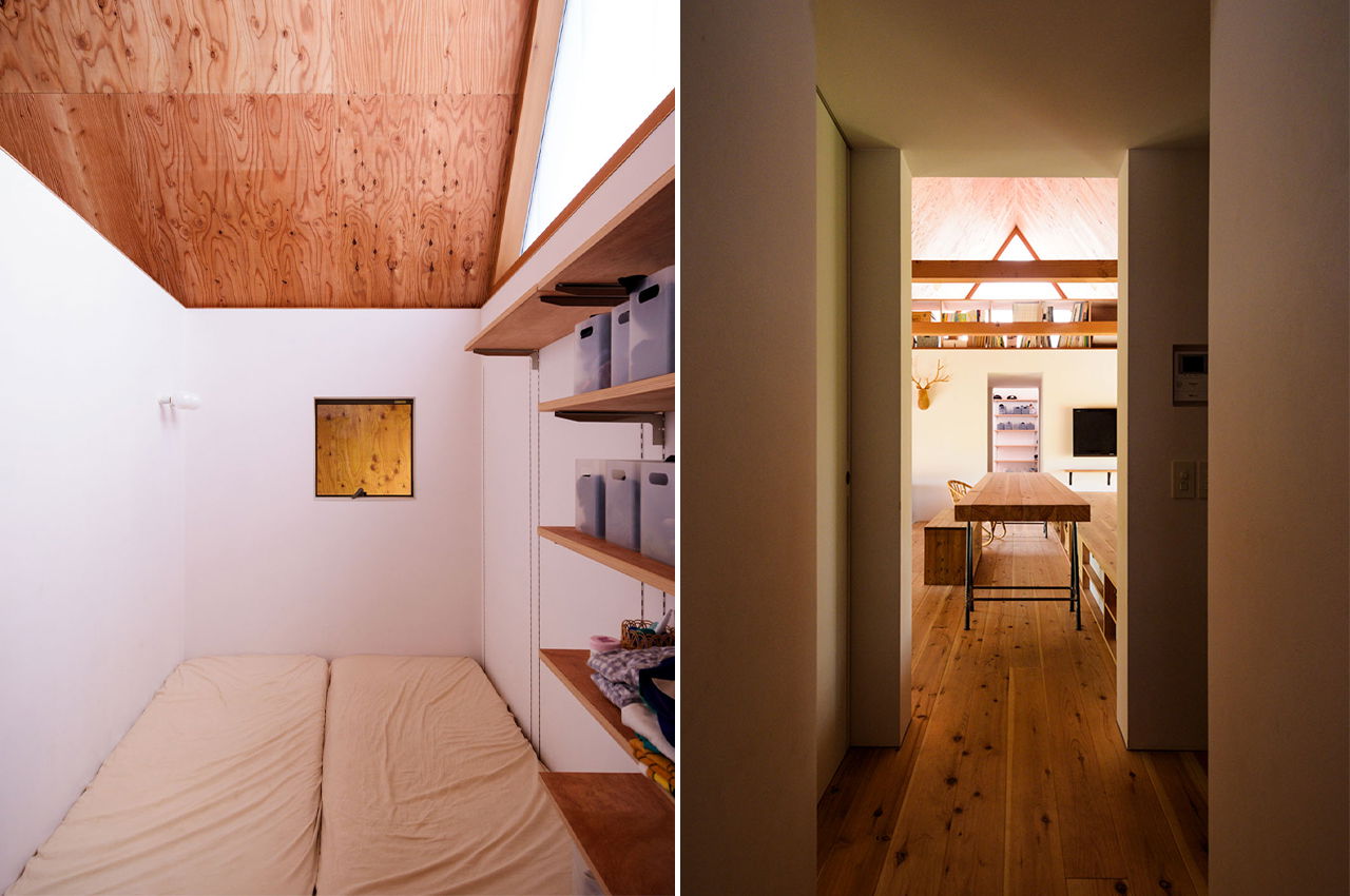 מבוא המוביל לחדר שינה שזוכה לפרטיות מלאה