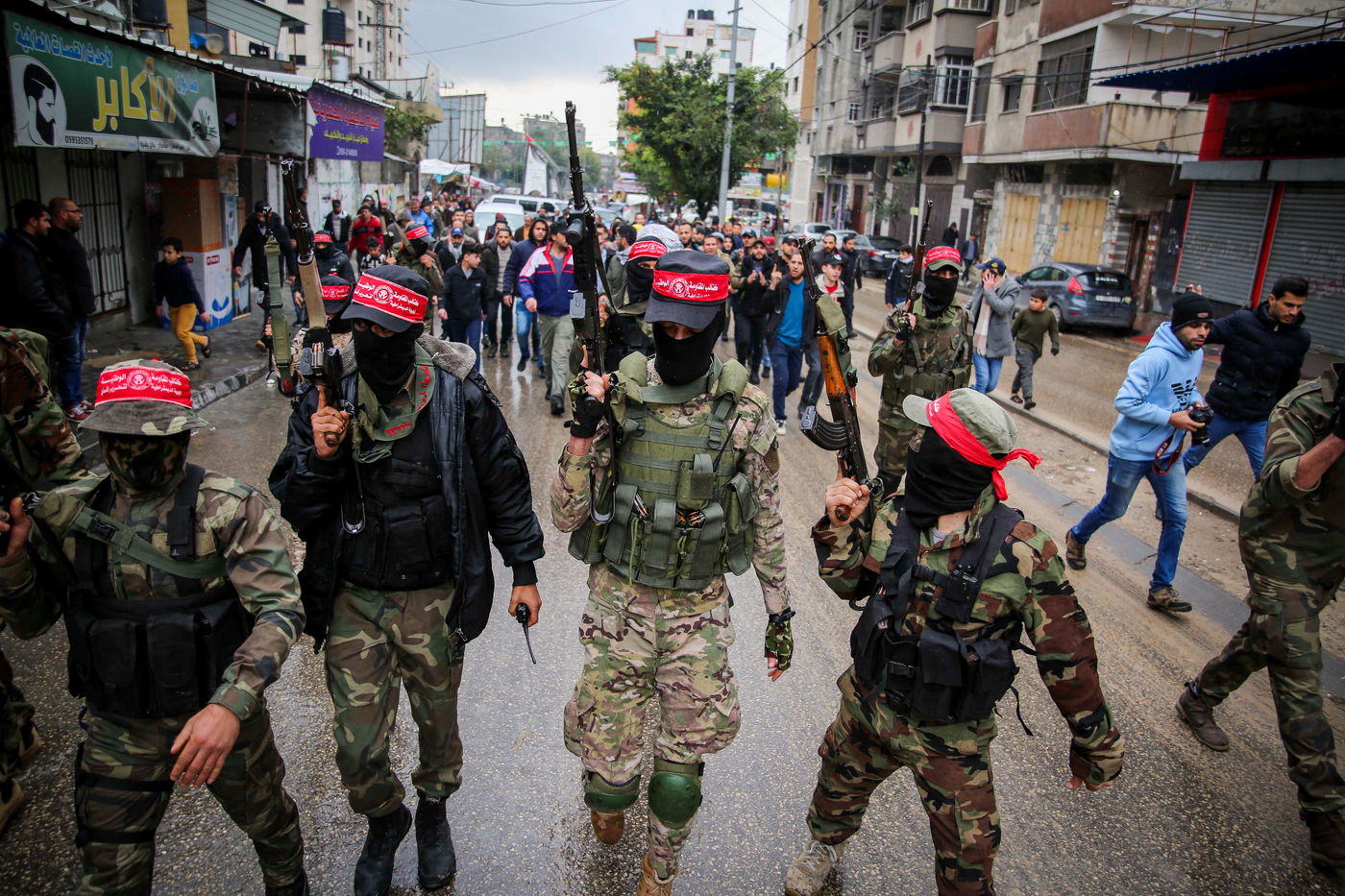 מחבלים ברצועת עזה