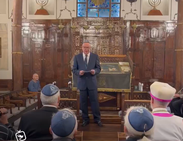 הפתיחה המרגשת של בית הכנסת ימבול בטורקיה