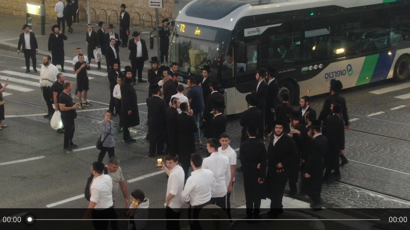 הפלישה לכביש 1 בהפגנה נגד הגיוס