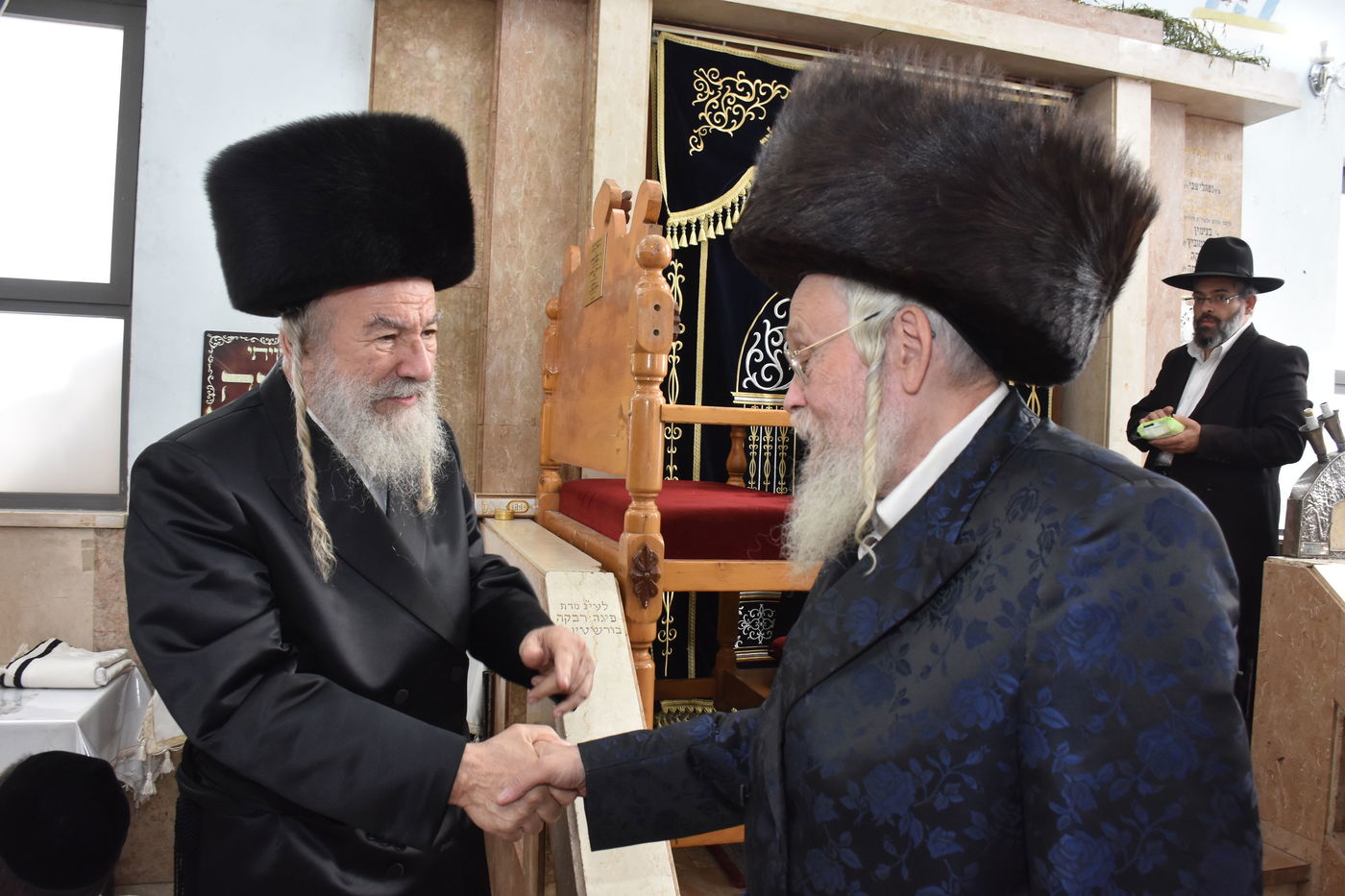 שמחת הברית לנין האדמו"ר מאשלג, ונכד להרב שמעלקא בידרמן