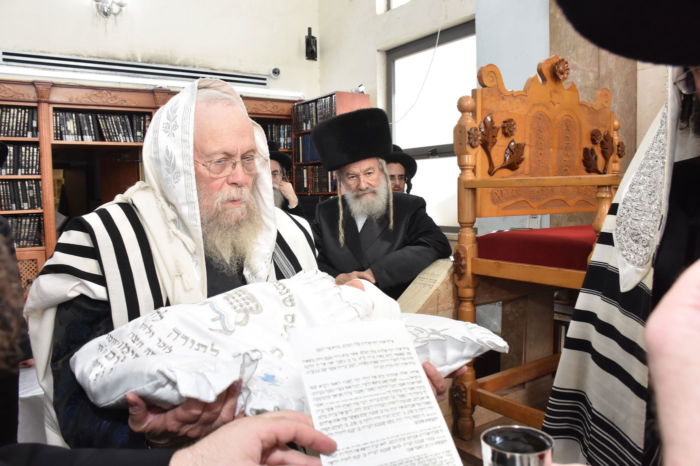 שמחת הברית לנין האדמו"ר מאשלג, ונכד להרב שמעלקא בידרמן