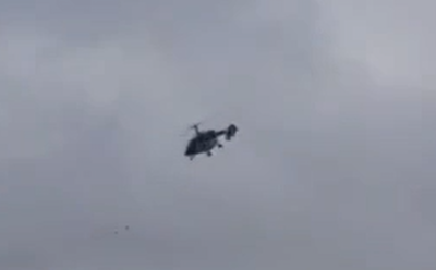 המסוק מתרסק