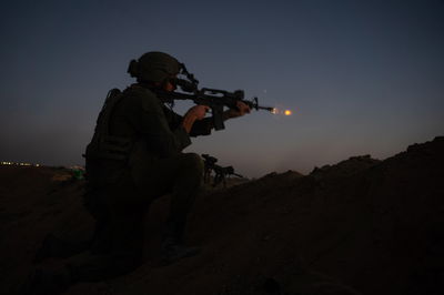 פעילות כוחות צוות הקרב של חטיבת הראל (10) במרחב הקו הצהוב בחאן יונס