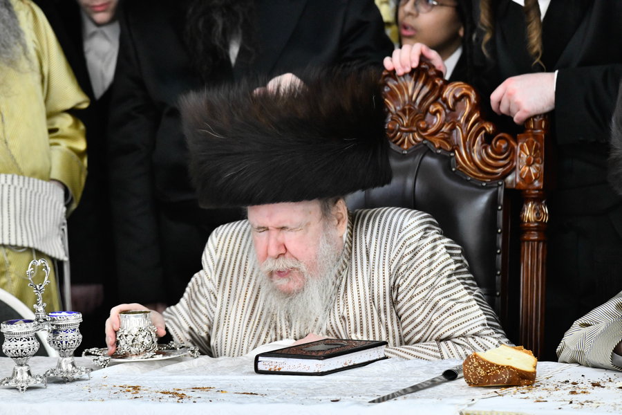 האדמו"ר מלעלוב ארה"ב בשב"ק בבני ברק