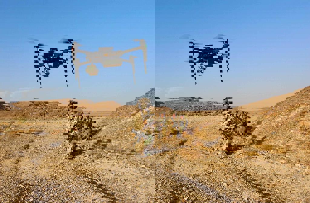 רחפנים בשדה הקרב - אילוסטרציה