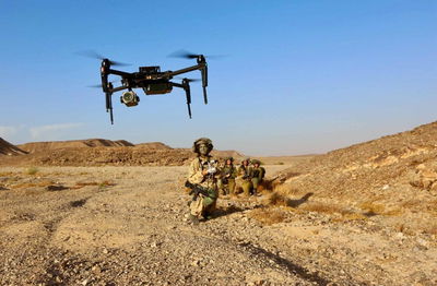 רחפנים בשדה הקרב - אילוסטרציה