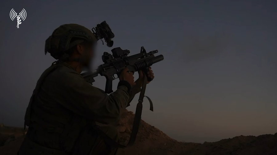 פעילות כוחות צוות הקרב של חטיבת הראל (10) במרחב הקו הצהוב בחאן יונס