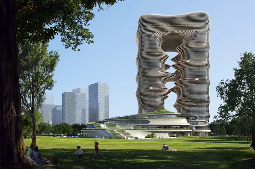 המבנה העתידני