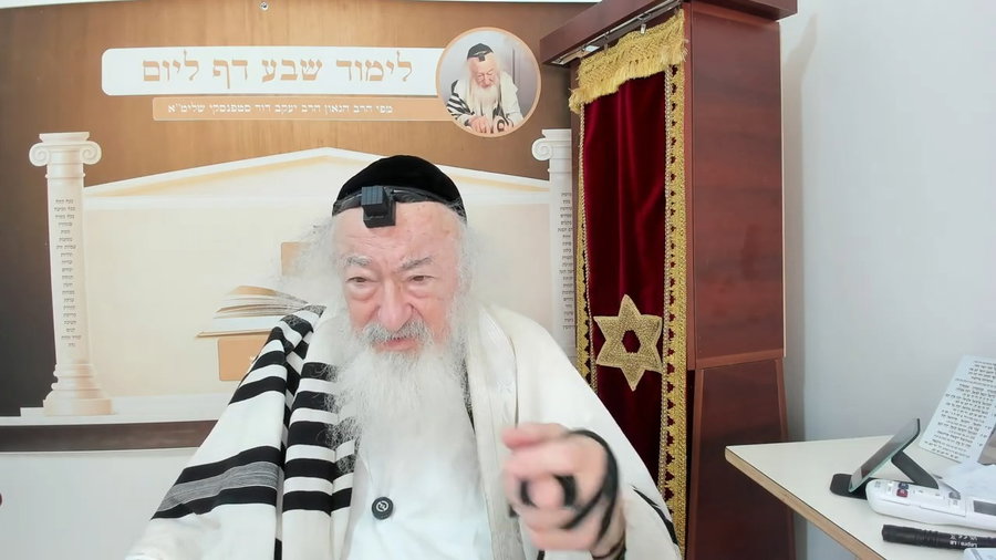 הרב יעקב דוד סטפנסקי בשיעור על מסכת חולין