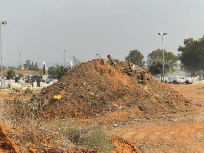 תיעוד מהרחבת בית העלמין