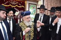 הראשל"צ הגר"י יוסף בביקור בישיבת "אורחות התלמוד"