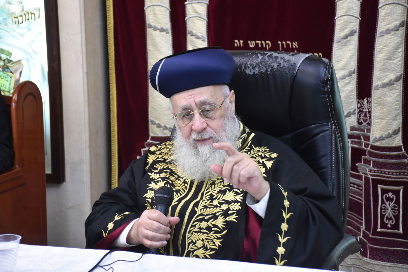 הראשל"צ הגר"י יוסף בביקור בישיבת "אורחות התלמוד"