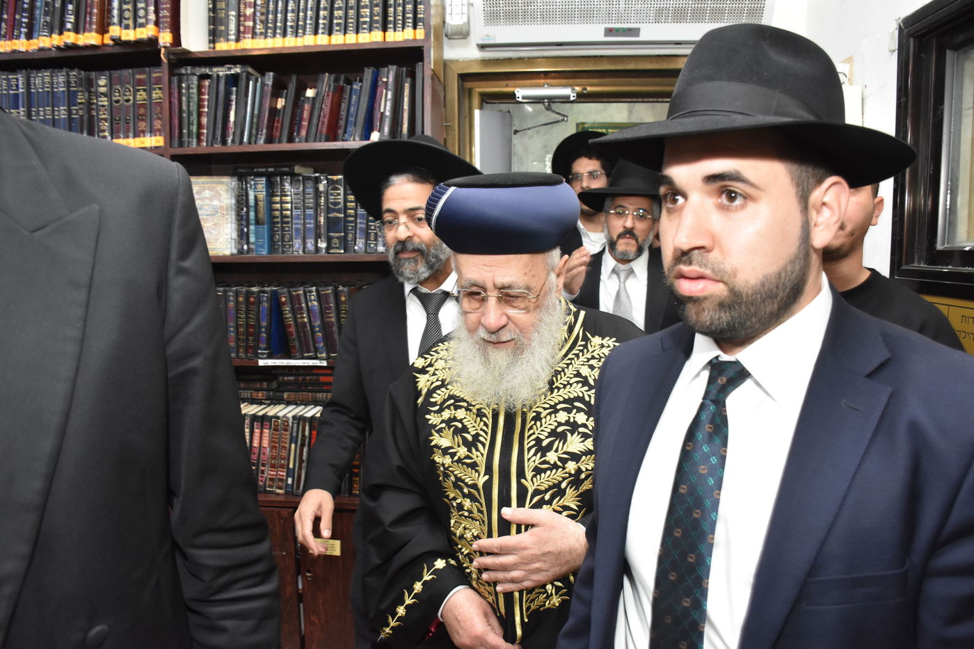 הראשל"צ הגר"י יוסף בביקור בישיבת "אורחות התלמוד"