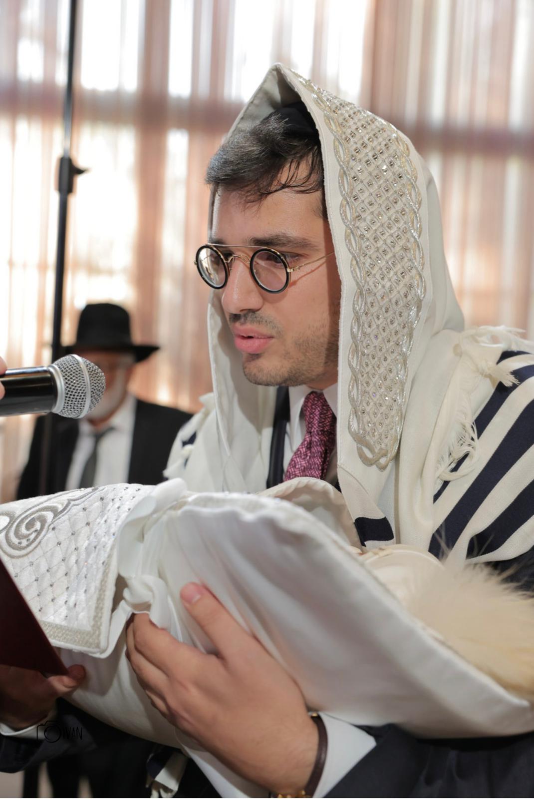 שמחת הברית מילה לנין הגאון רבי משה מאיה