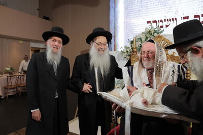 שמחת הברית מילה לנין הגאון רבי משה מאיה