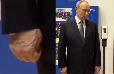 מה קרה לפוטין? התיעוד החריג מידו הימנית הצית גל שמועות והשערות