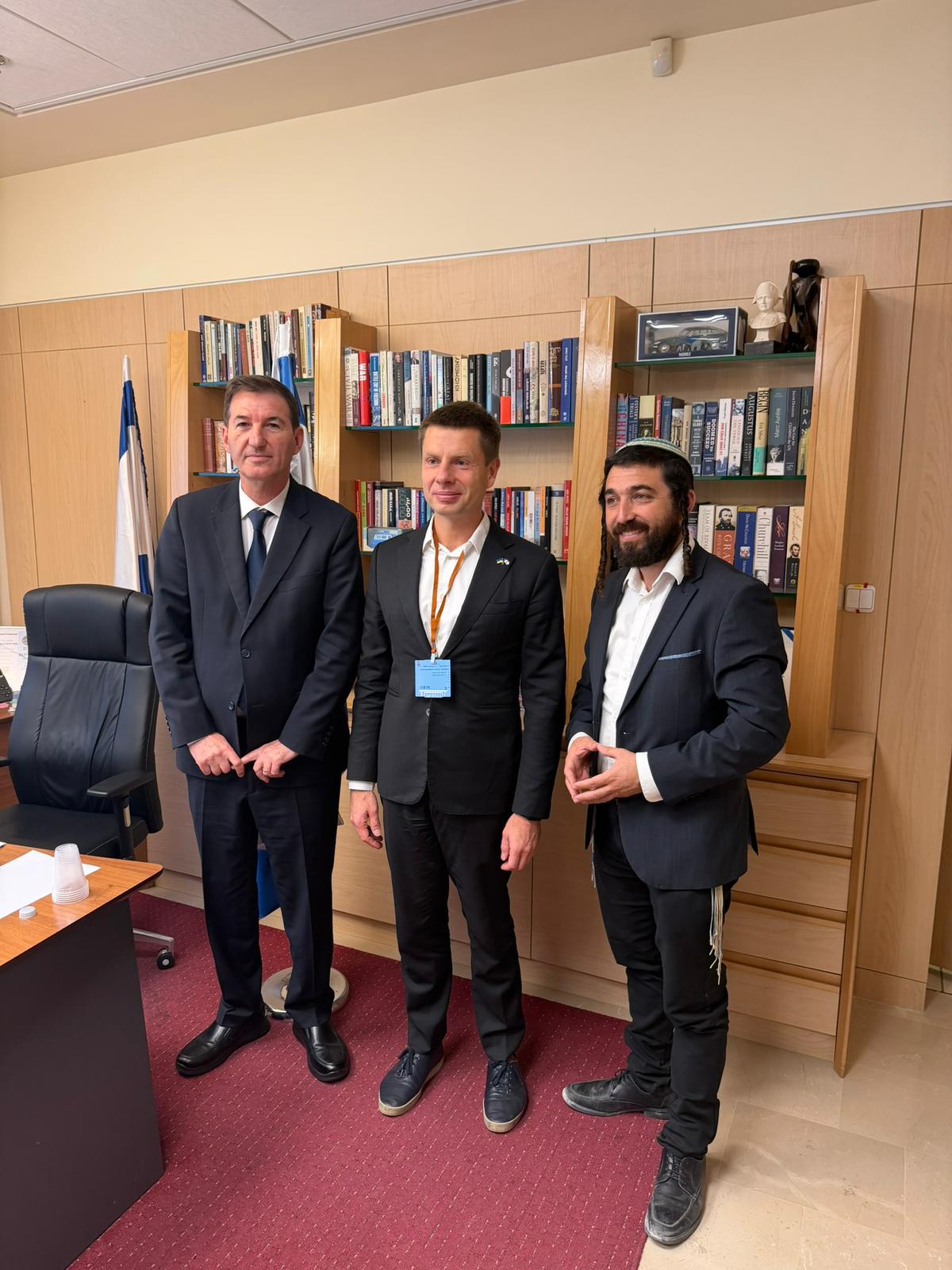 חבר הפרלמנט האוקראיני שתומך בישראל הגיע לביקור מיוחד: זה הנושא עליו דיברו