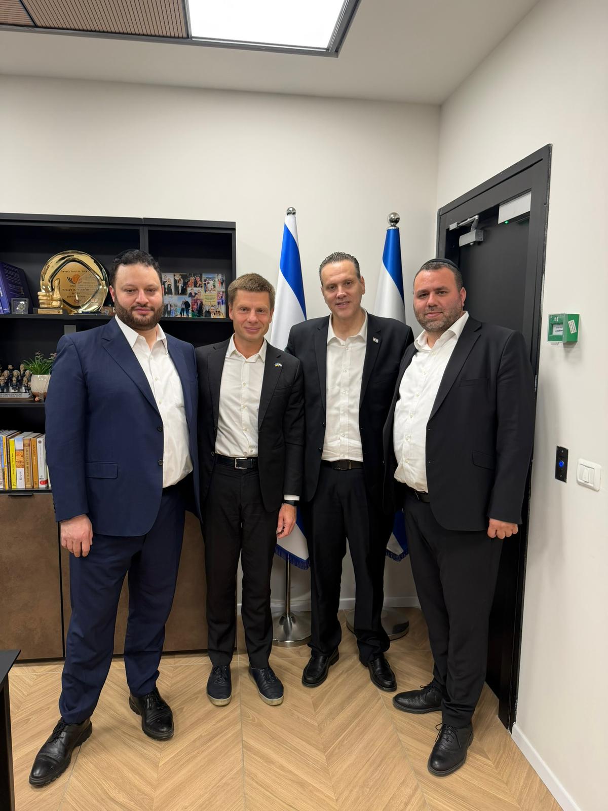 חבר הפרלמנט האוקראיני שתומך בישראל הגיע לביקור מיוחד: זה הנושא עליו דיברו